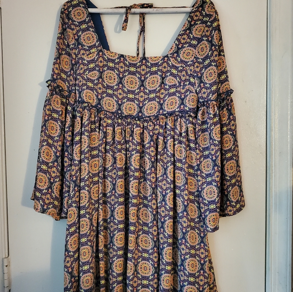 Love, FIRE BOHO Style Multicolored Patterned Dress - Picture 8 of 8
